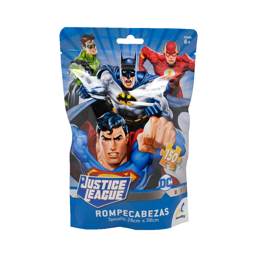 Rompecabezas en Bolsa Metalizada para Niños de Justice League - Novelty Corp.