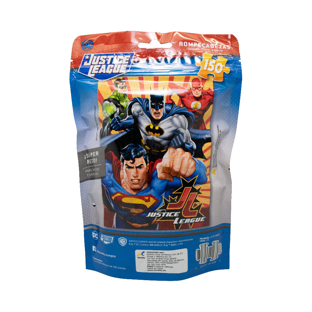 Rompecabezas en Bolsa Metalizada para Niños de Justice League - Novelty Corp.