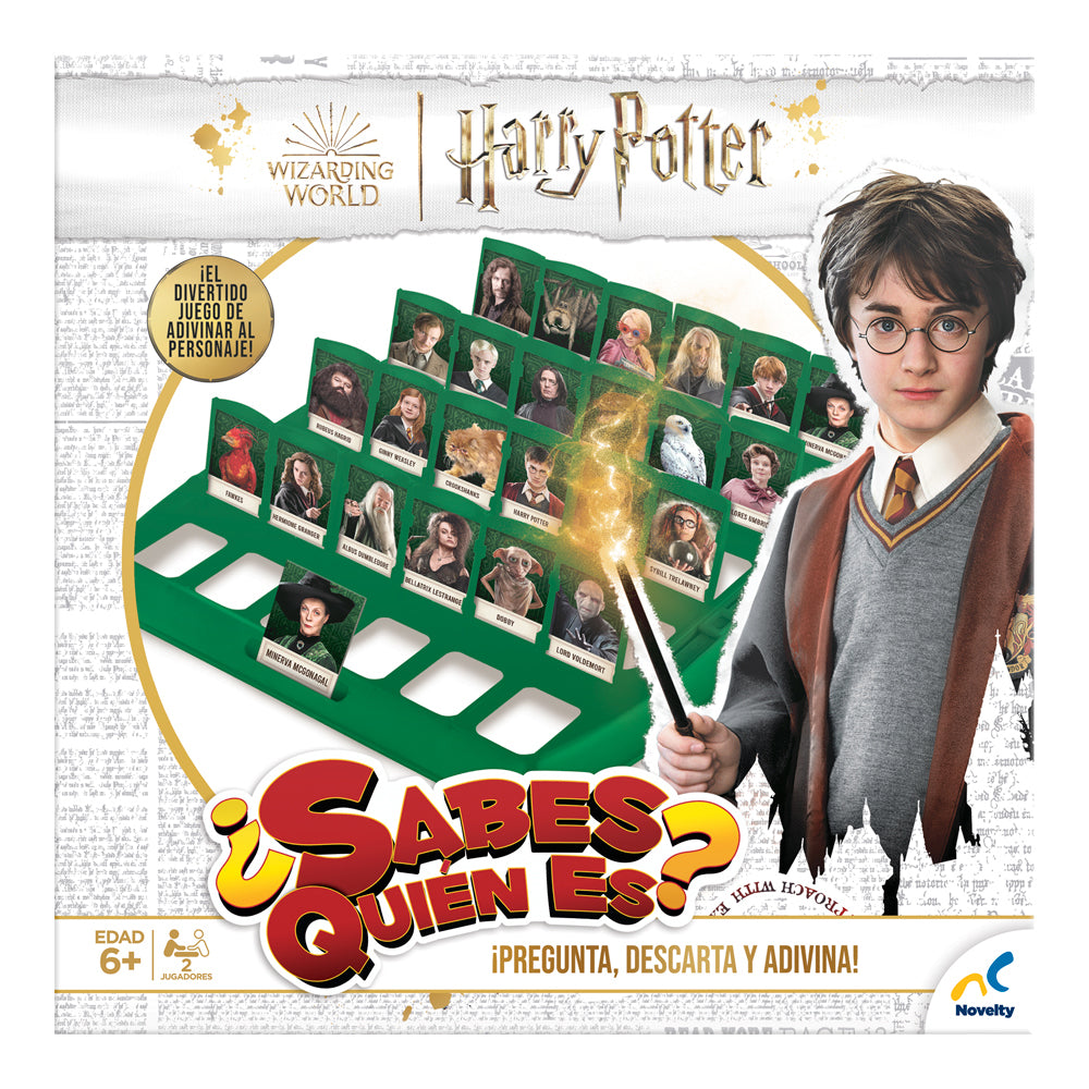 Juego de Mesa ¿Sabes Quién Es? Harry Potter - Novelty Corp.