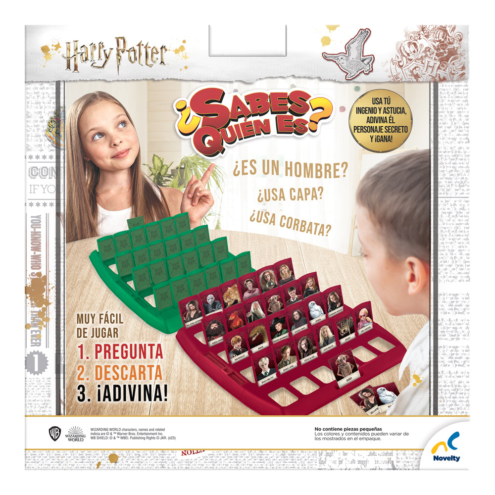Juego de Mesa ¿Sabes Quién Es? Harry Potter - Novelty Corp.