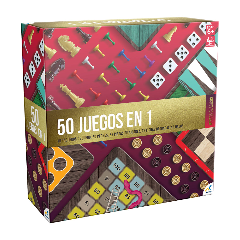 Juego de Mesa 50 juegos en 1
