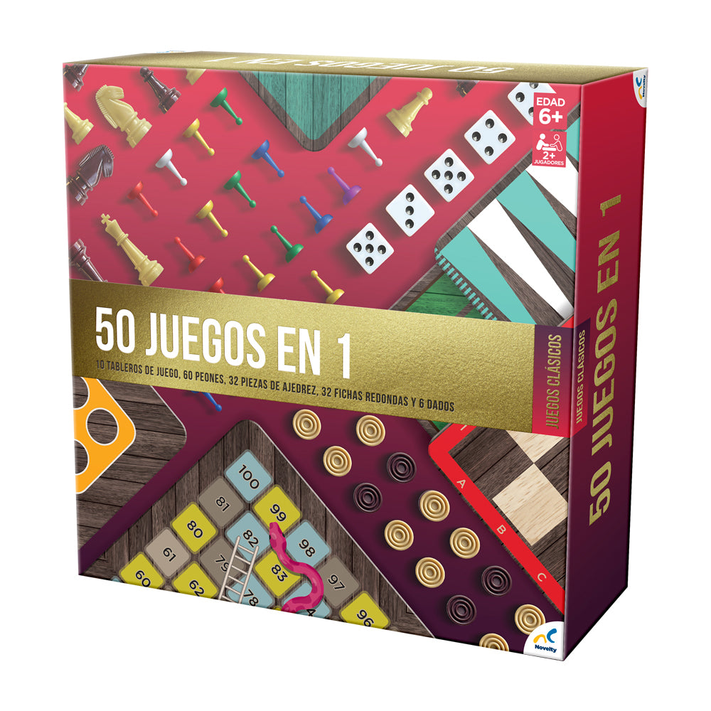 Juego de Mesa 50 juegos en 1