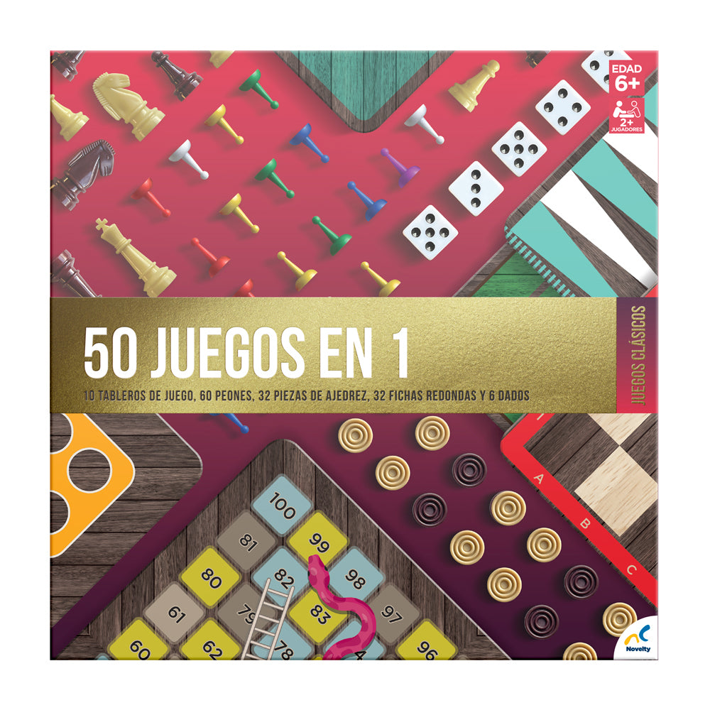 Juego de Mesa 50 juegos en 1