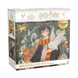 Rompecabezas Harry Potter Glitter 500 Piezas - Novelty Corp.