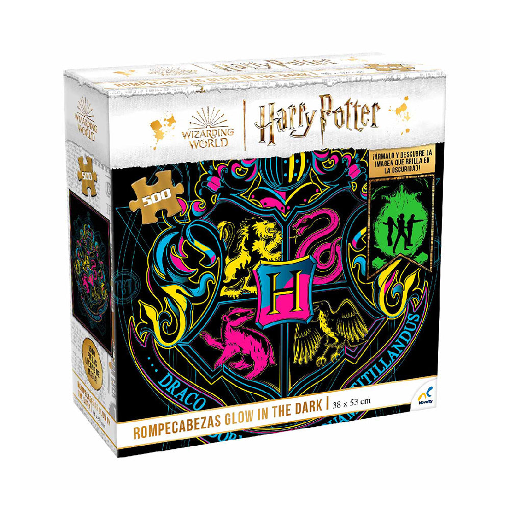 Rompecabezas Harry Potter Glow in the Dark 500 Piezas - Novelty Corp.