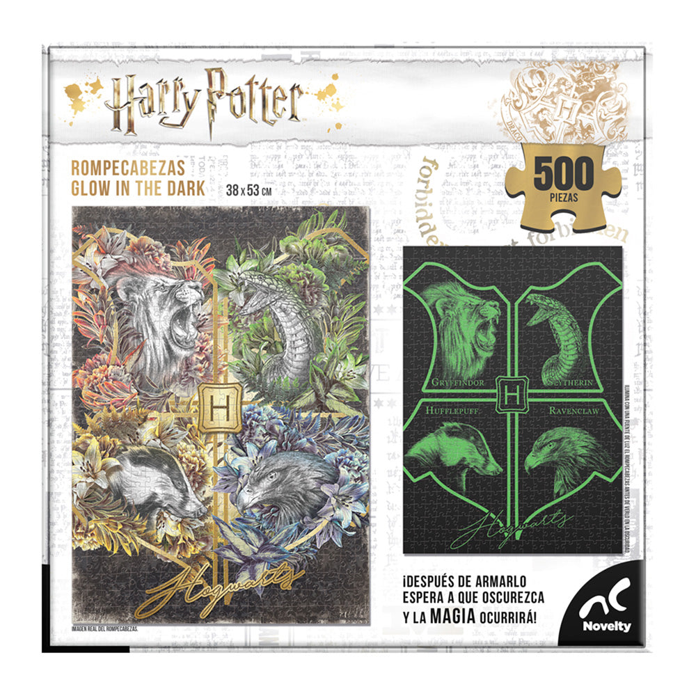 Rompecabezas Harry Potter Glow in the Dark 500 Piezas - Novelty Corp.