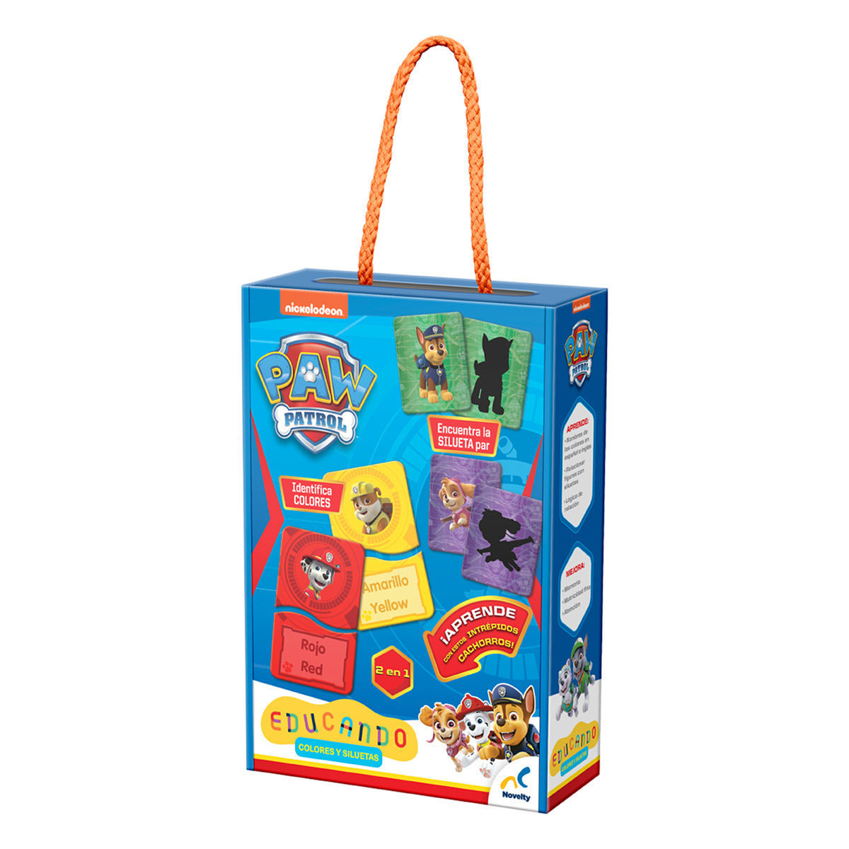 Educando formas y números paw patrol / educando colores y siluetas paw patrol