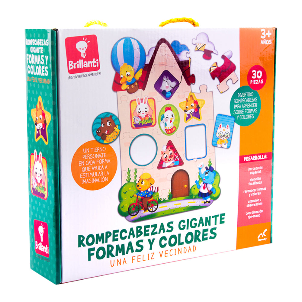 Rompecabezas Gigante Formas y Colores
