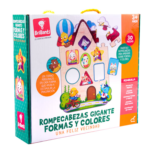 Rompecabezas Gigante Formas y Colores