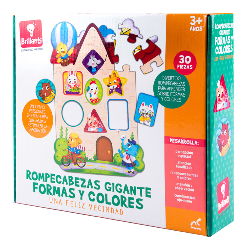 Rompecabezas Gigante Formas y Colores