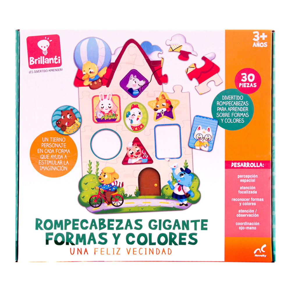 Rompecabezas Gigante Formas y Colores