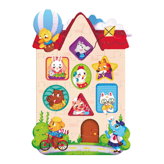 Rompecabezas Gigante Formas y Colores