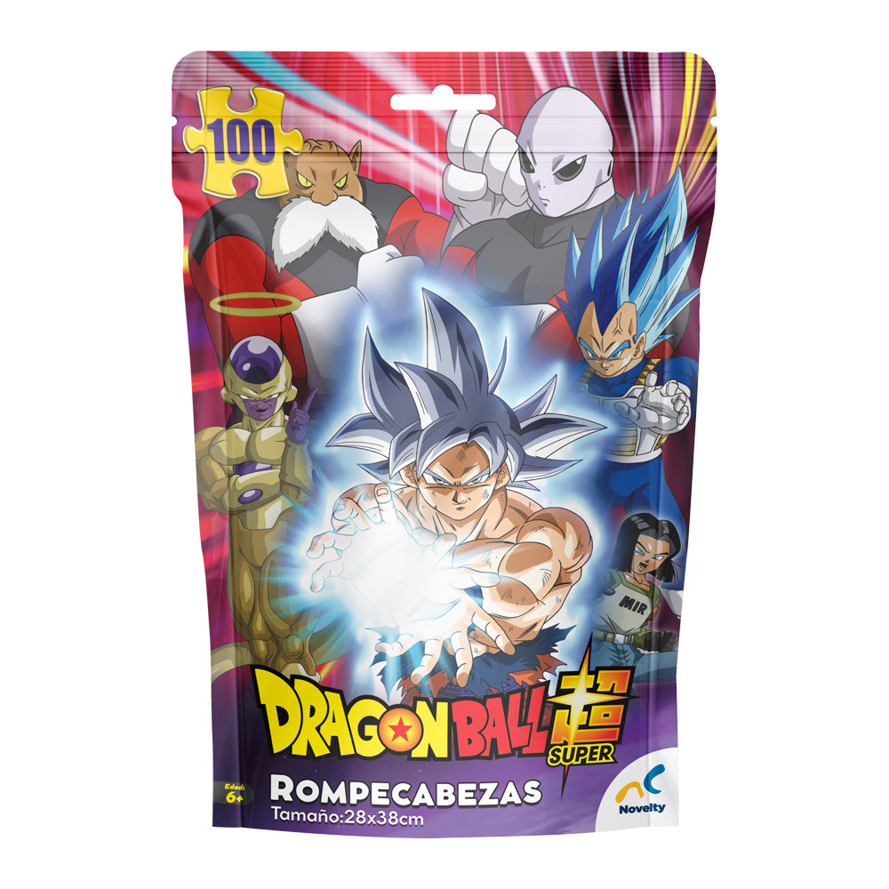 Rompecabezas Bolsa Foil Dragon Ball Super de 100 Piezas - Novelty Corp.