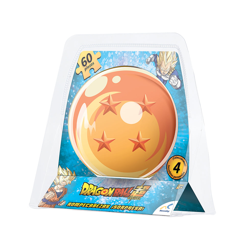Rompecabezas dragon ball super en esfera metalica 60 pzs