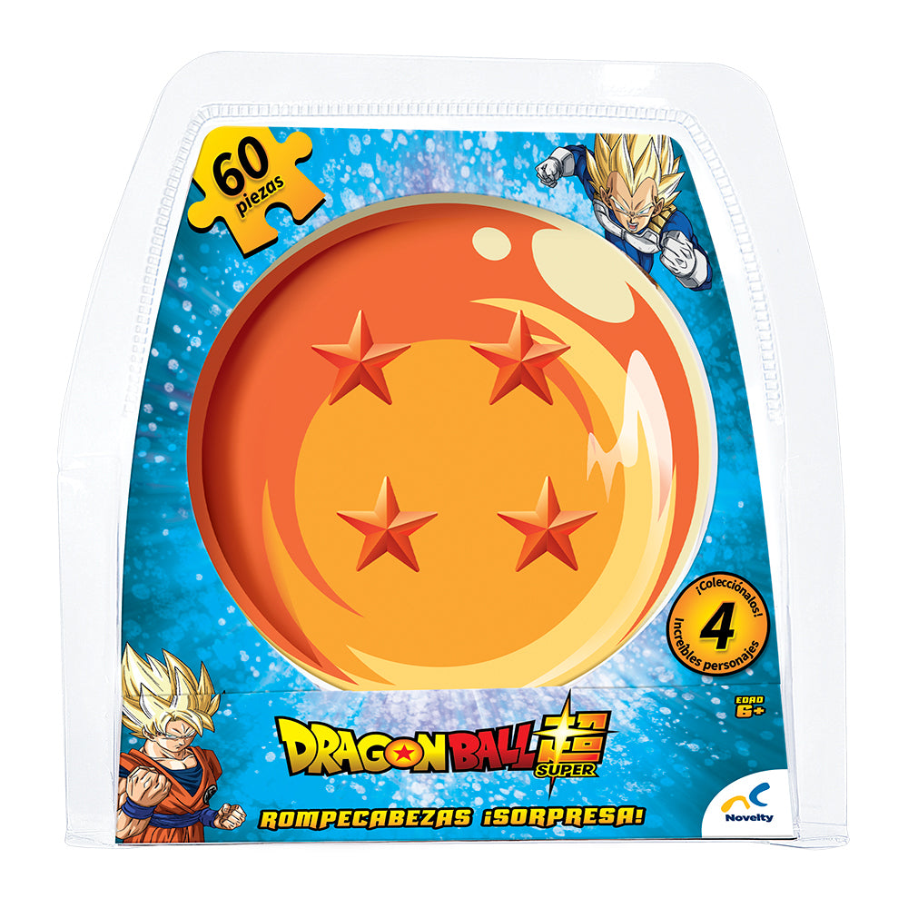 Rompecabezas dragon ball super en esfera metalica 60 pzs