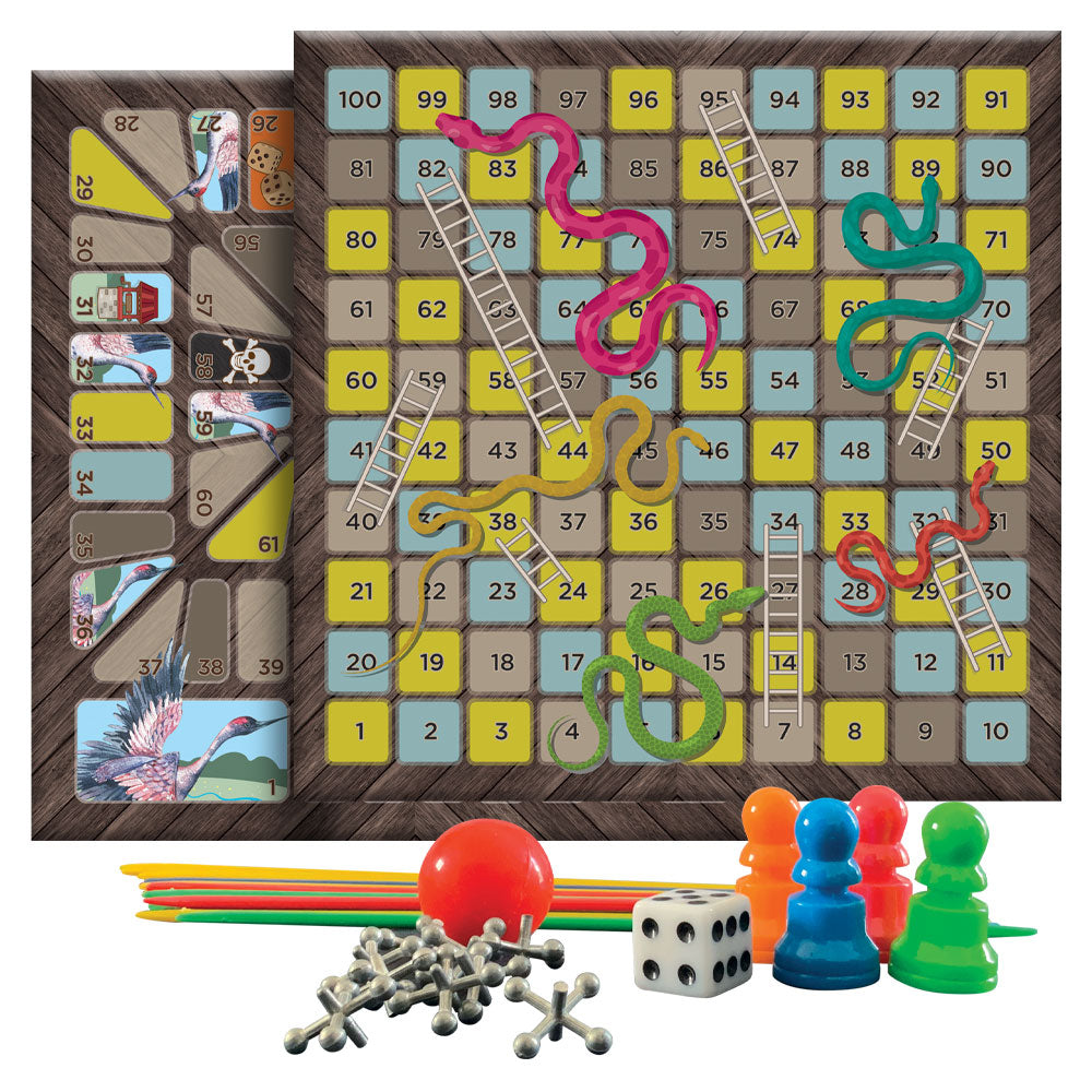 Set de Juegos Clásicos 4 en 1 - Novelty Corp.