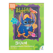 Rompecabezas Stitch Terciopelo 100 Piezas - Novelty Corp.
