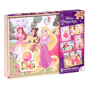 Rompecabezas 5 en 1 de Princesas - Novelty Corp.