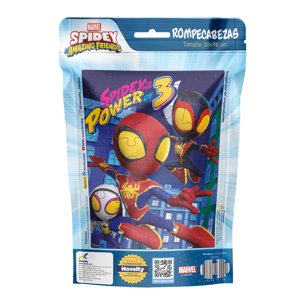 Rompecabezas Spidey Bolsa Foil 24 Piezas