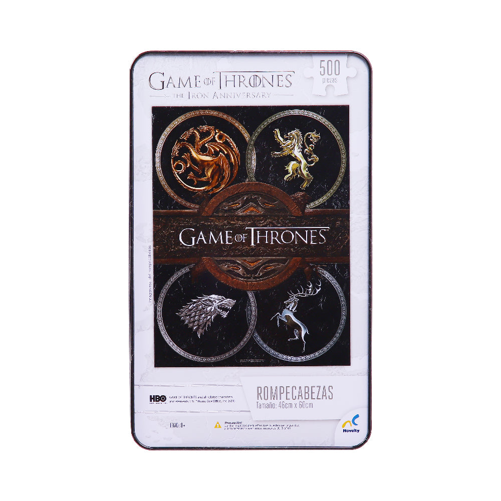 Rompecabezas Game of Thrones 500 Piezas - Novelty Corp.