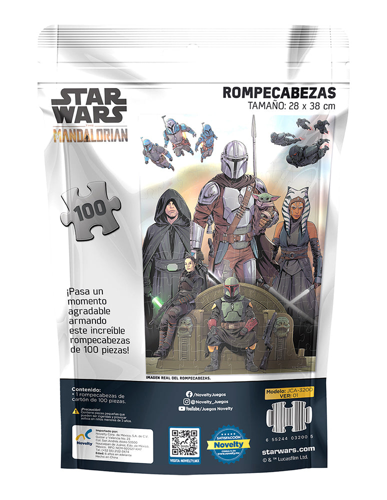 Rompecabezas en Bolsa Metalizada The Mandalorian 100 Piezas