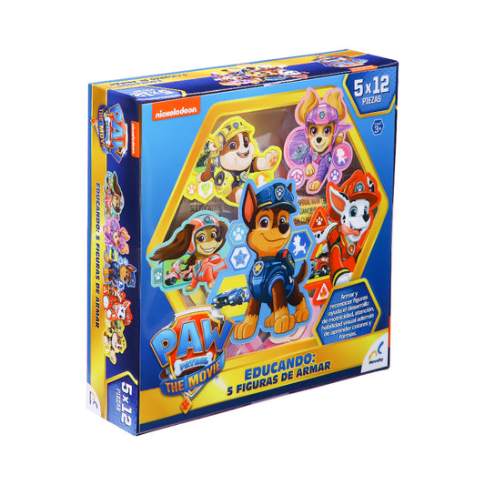 Educando: 5 figuras de armar paw patrol the movie