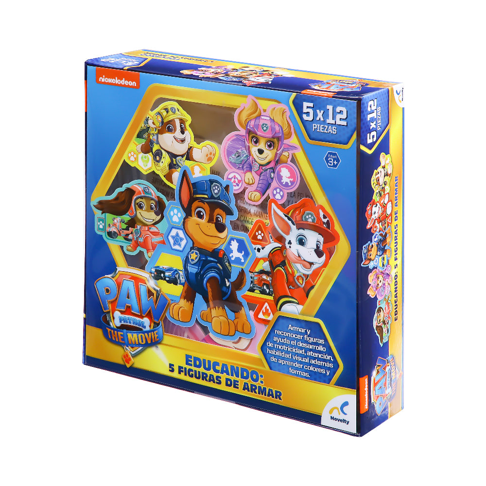 Educando: 5 figuras de armar paw patrol the movie