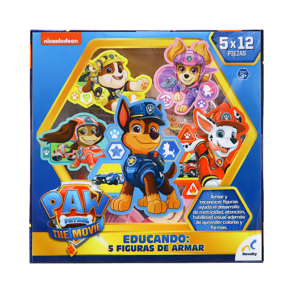 Educando: 5 figuras de armar paw patrol the movie