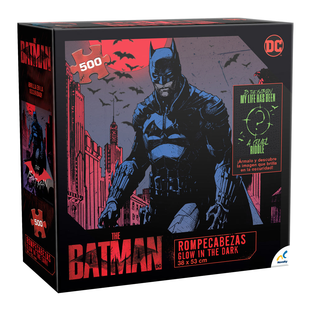 Rompecabezas Batman Glow in the Dark - 500 piezas