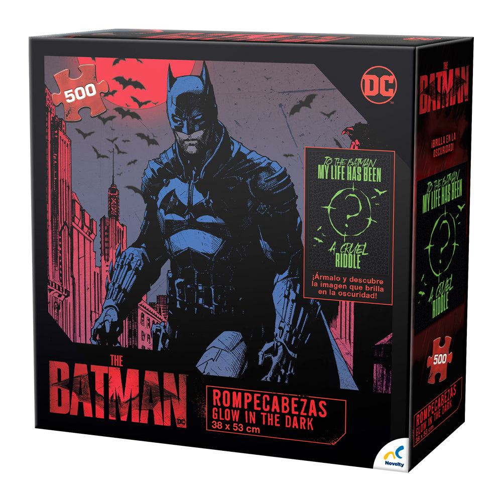 Rompecabezas Batman Glow in the Dark - 500 piezas