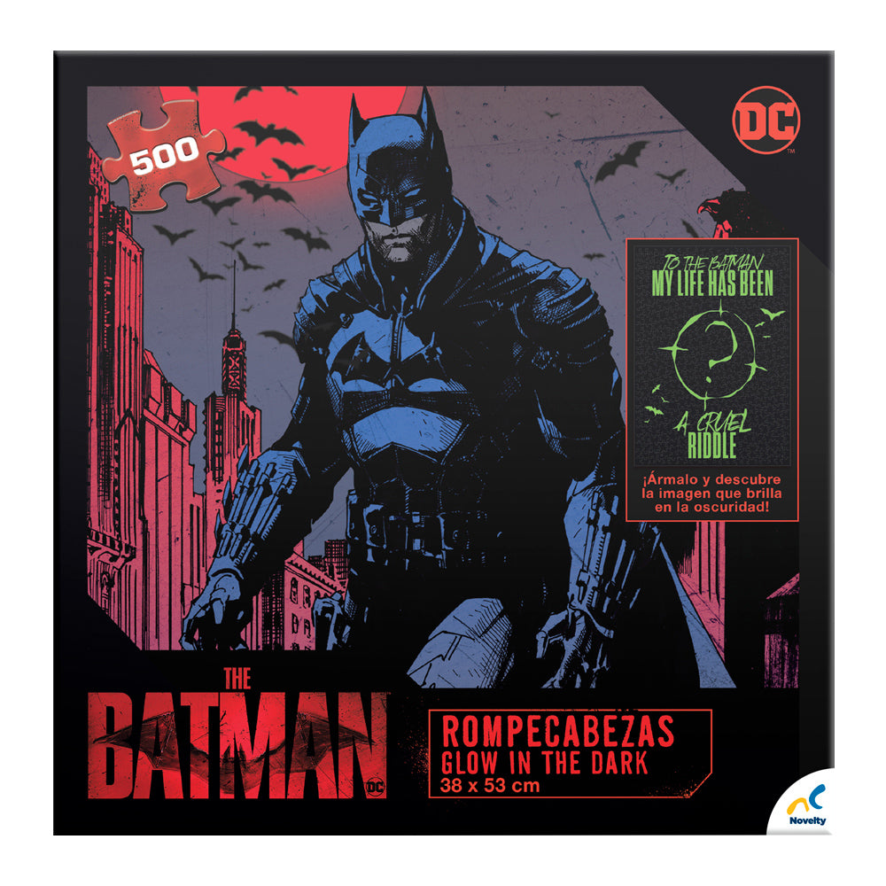Rompecabezas Batman Glow in the Dark - 500 piezas