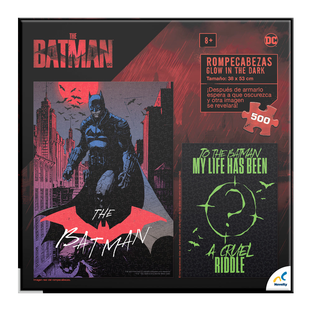 Rompecabezas Batman Glow in the Dark - 500 piezas