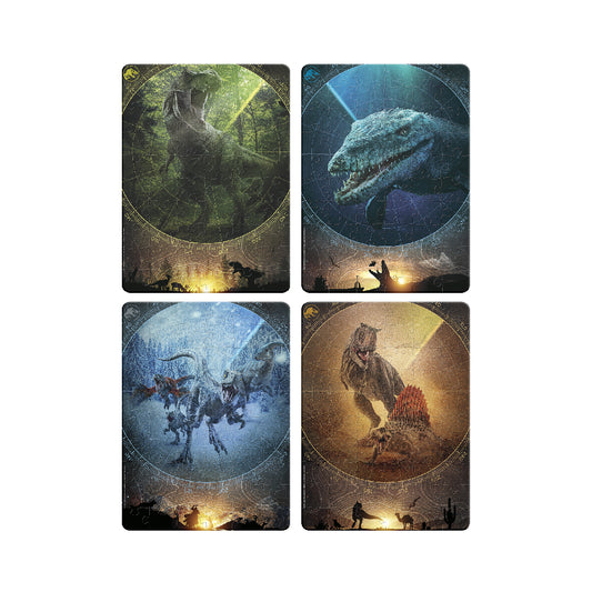 Rompecabezas 4 en 1 jurassic world dominion
