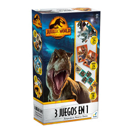 Dominó, Memoria y Rompecabezas Jurassic World - Novelty