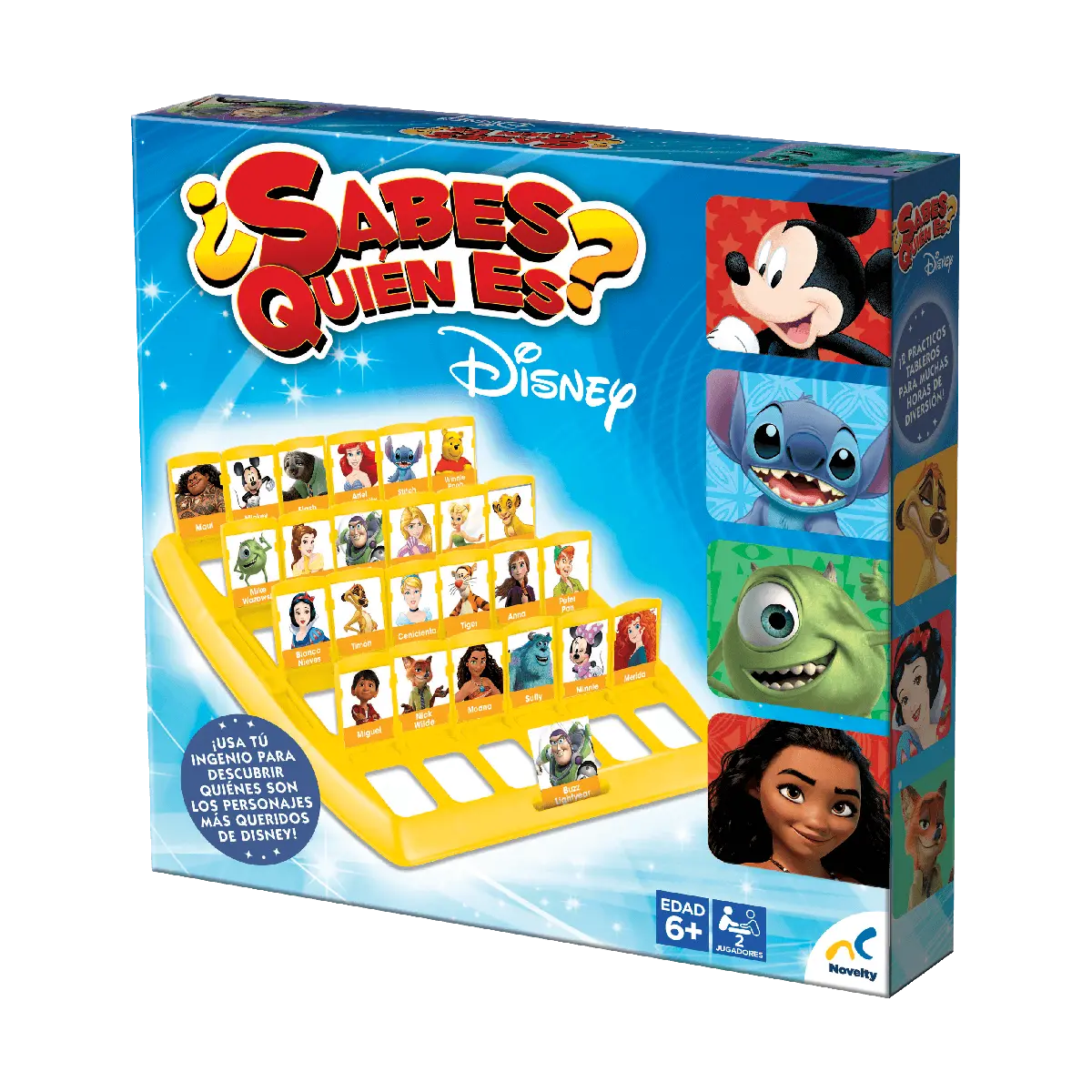 Juego de Mesa ¿Sabes Quién Es? Disney-Novelty