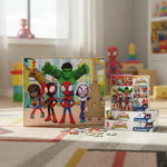 Rompecabezas 5 en 1 Spidey de Madera | Juegos Educativos Marvel para Niños
