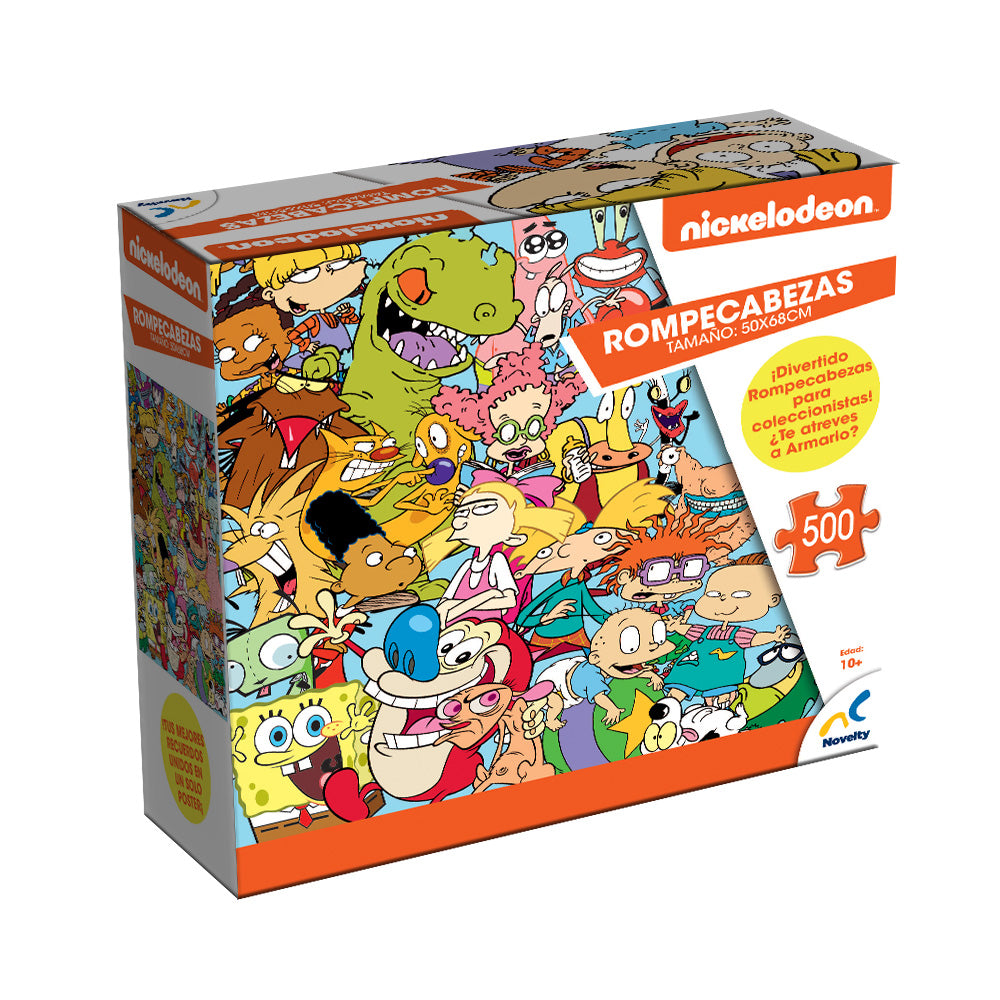 Rompecabezas Nickelodeon 500 piezas | Coleccionable Retro