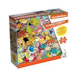 Rompecabezas Nickelodeon 500 piezas | Coleccionable Retro