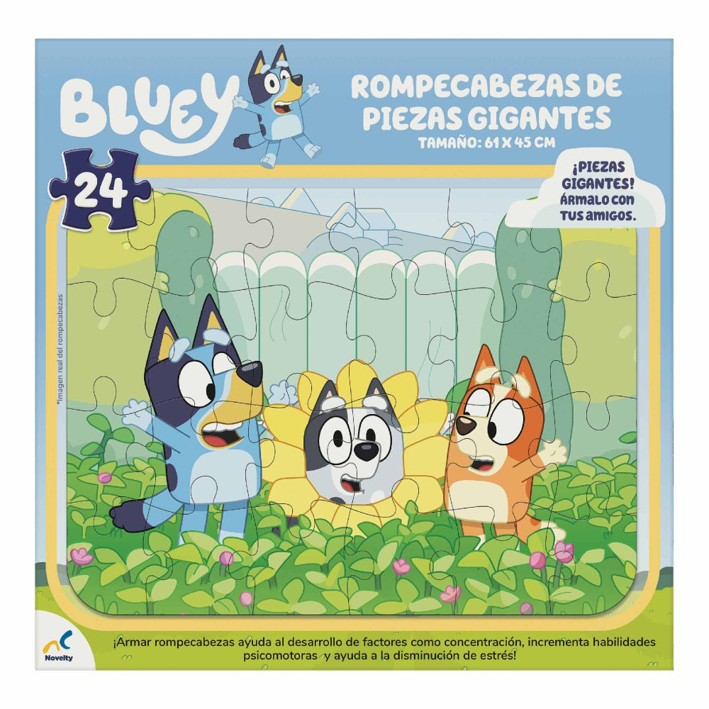 Rompecabezas Bluey Piezas Gigantes 24 piezas – Novelty Corp.