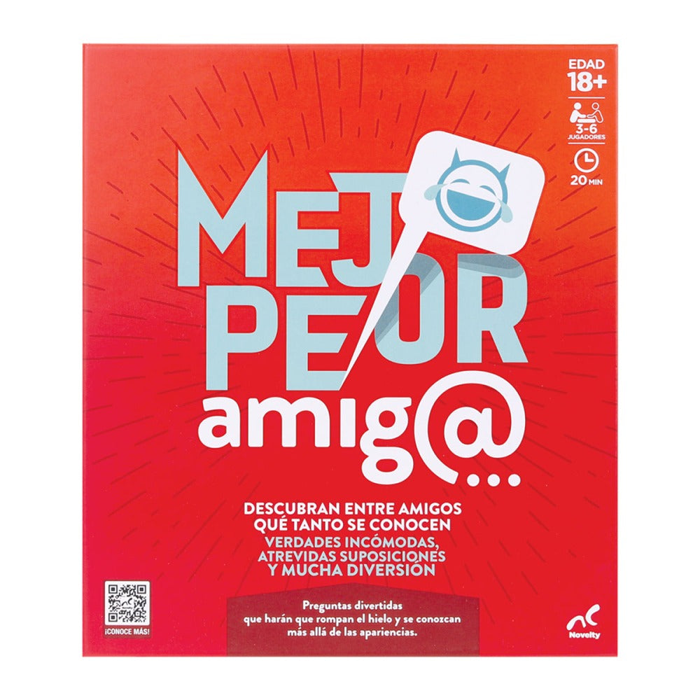 Juego De Mesa Mejor Peor Amigo – Novelty Corp