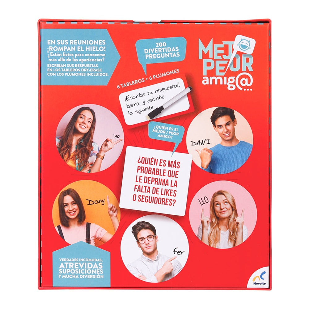 Juego de Mesa Mejor Peor Amigo