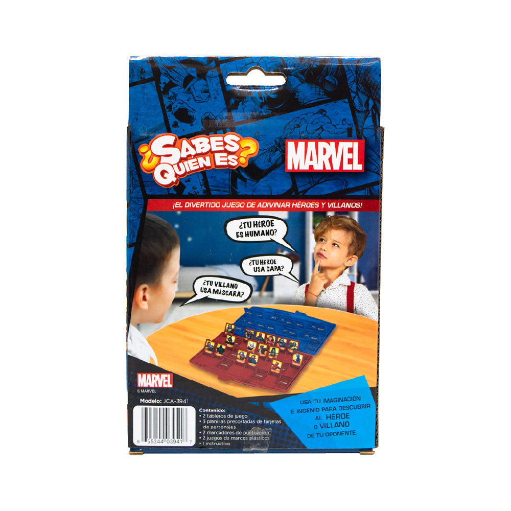 Juego de Viaje ¿Sabes quién es? Marvel