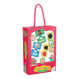 Juego de mesa preescolar educando:  Formas, colores y sombras Cocomelon