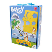 Juego de mesa preescolar educando: Colores y figuras Bluey