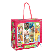 Rompecabezas 4 en 1 Cocomelon, 12 Piezas c/u