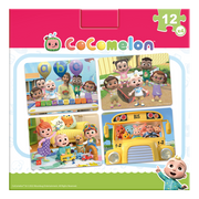 Rompecabezas 4 en 1 Cocomelon, 12 Piezas c/u