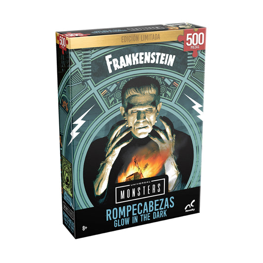 Rompecabezas Brilla en la oscuridad Frankenstein 500 Piezas
