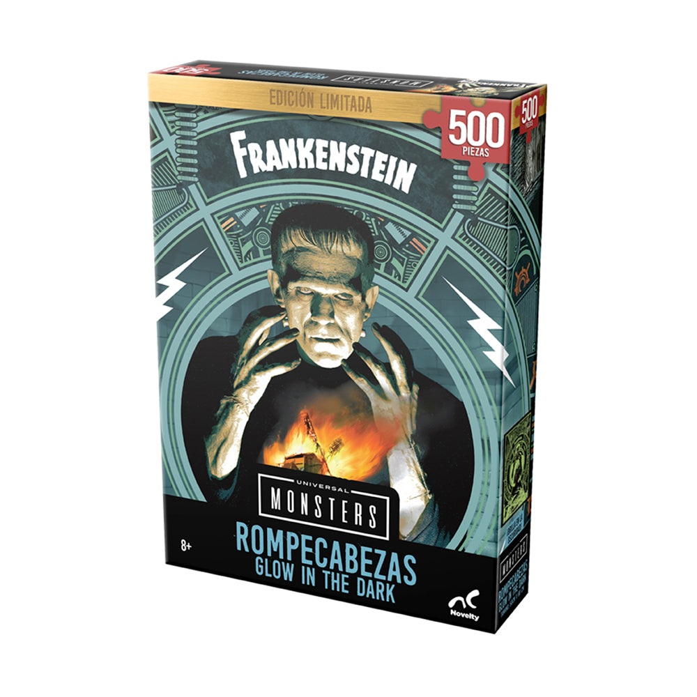 Rompecabezas Brilla en la oscuridad Frankenstein 500 Piezas