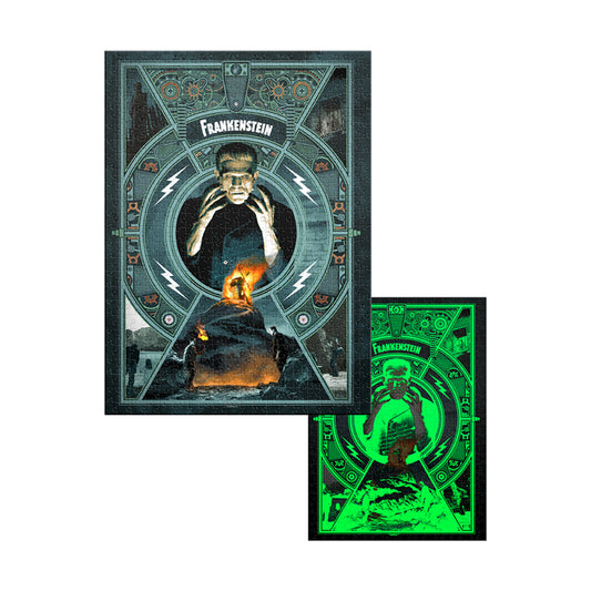 Rompecabezas Brilla en la oscuridad Frankenstein 500 Piezas