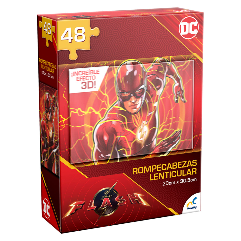 Rompecabezas Lenticular The Flash de 48 Piezas